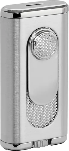 Vista 10 de Xikar Verano - Encendedor plano de llama, caja de regalo, elegante construcción de metal, color negro