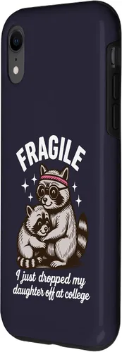 Vista 2 de Fragile I Just Dropped My Daughter Off at College Parents Case for iPhone XR