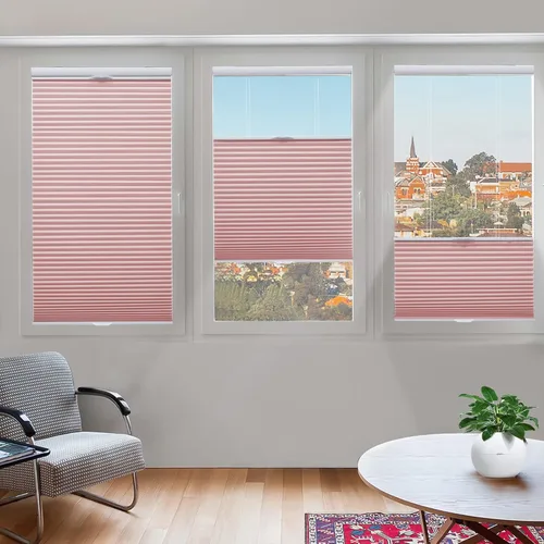 Vista 47 de Tonature Persianas Celulares de Tamaño Personalizado para Ventanas Cortinas Blackout sin Cordón Persianas Enrollables Protección UV Aislamiento