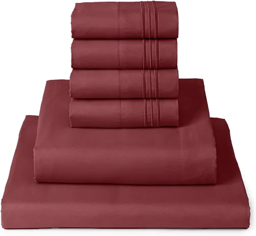 Vista 38 de Mellanni Juego de sábanas Twin XL - Juego de ropa de cama de 4 piezas de la colección icónica, (incluyendo 2 fundas de almohada), bolsillo profundo