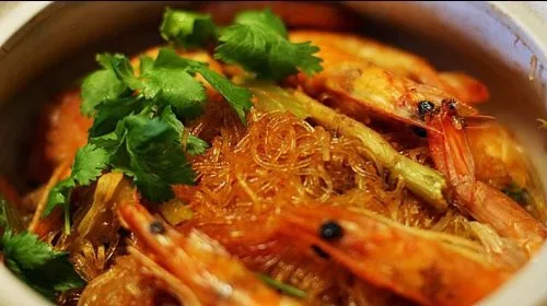 Vista 2 de Lobo Pasta tailandesa de condimentos para mariscos en maceta (2.12 oz x 5 paquetes)