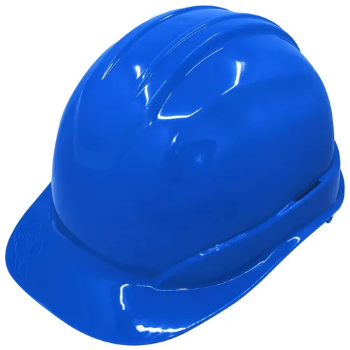 Vista 8 de Bullhead Safety - Casco con ventilación y suspensión de cuatro puntos con bloqueo deslizante