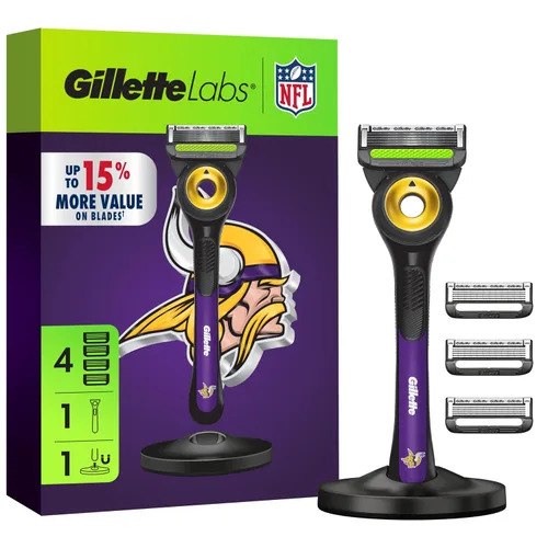 Vista 24 de Gillette Labs Special NFL 49ers Edition Shaving Razor for Men - 1 Handle, 1 Razor Blade Refill, Perfect for Game Day Grooming, GilletteLabs with