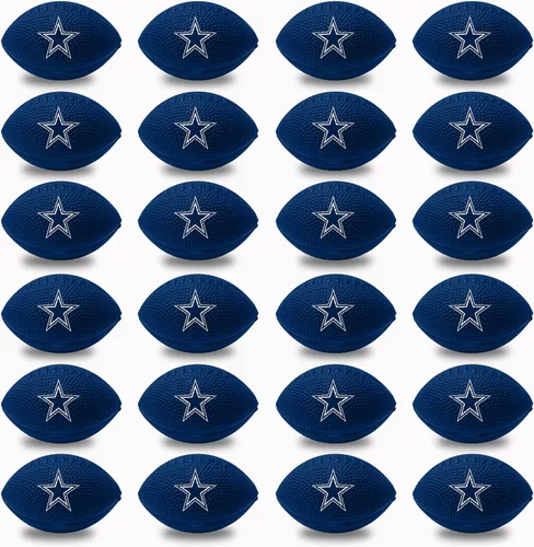 Vista 12 de Franklin Sports NFL - Pelotas antiestrés de equipo, paquete de 24 unidades de fútbol a granel, bolas antiestrés esponjosas para adultos y niños