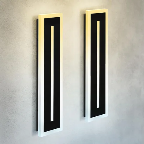 Vista 35 de ASD Lámpara LED de montaje en pared de 18 pulgadas de largo, aplique lineal para exteriores e interiores 3CCT, regulable, impermeable