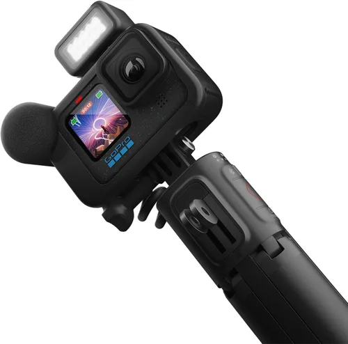 Vista 5 de GoPro HERO12 Black Creator Edition: incluye HERO12 Black, Volta (agarre de batería, trípode, control remoto), Media Mod, Light Mod, batería Enduro