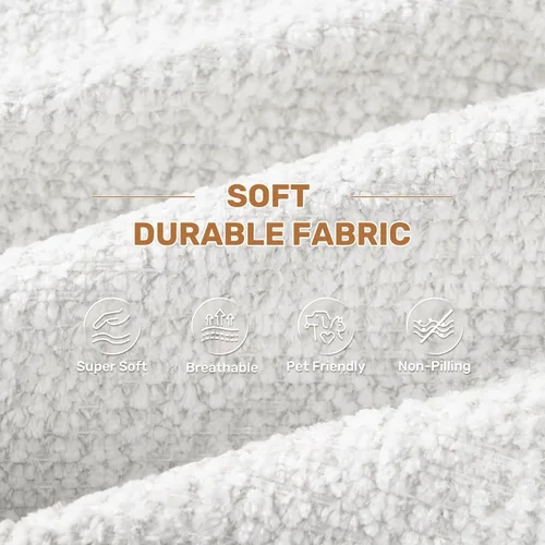 Vista 5 de Sofá modular modular de 114 pulgadas para sala de estar, moderno sofá modular con diván, sofá seccional en forma de L, no requiere montaje, beige
