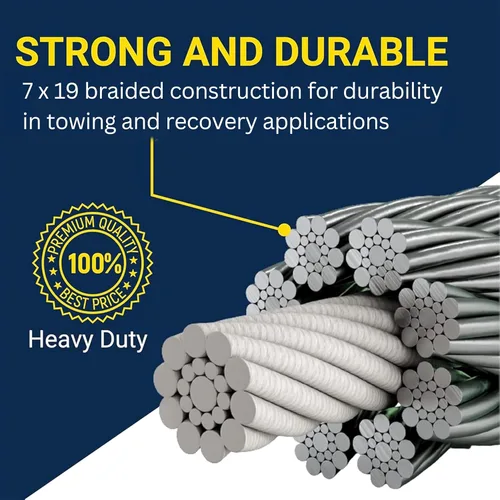 Vista 5 de Tie Down Engineering 59380 - Cable de cabrestante (1/8 pulgadas x 20 pies)