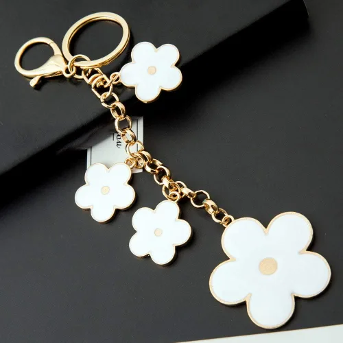 Vista 4 de Accesorios esmaltados para bolso de flores para mujer