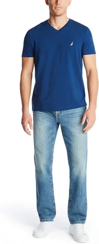 Vista 8 de Nautica Camiseta de manga corta para hombre con cuello en V