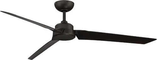 Vista 18 de Roboto - Ventilador de techo inteligente de 3 aspas para interiores y exteriores, aluminio cepillado de 52 pulgadas con control remoto, funciona