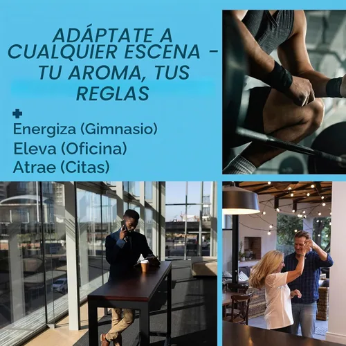 Vista 6 de AQUA BLANCE Spray Corporal Para Hombres, 2.1 Fl Oz/60 ML, Set de 3 Piezas de Tamaño de Viaje