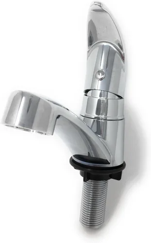 Vista 4 de Lavabo de oficina Lavabo 4/5 Rosca Dial Solo Agujero Grifo Frío [N110] ADA