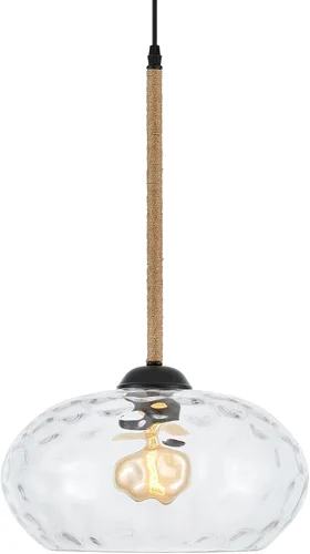 Vista 15 de Lámpara Colgante de Vidrio Moderna de Latón 1 Luz Individual con Cúpula Luminarias Colgantes para Isla de Cocina Comedor Pasillo, Diámetro 9 Latón