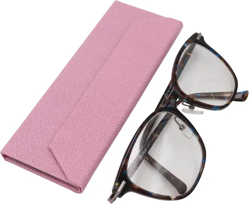 Vista 208 de Real Sic Funda para lentes de sol para hombres y mujeres, soporte magnético plegable para lentes de sol, inspirado en el color sólido