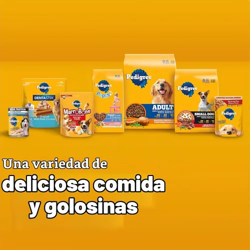 Vista 9 de Pedigree - Bolsa de comida húmeda para perros, carne de res y tocino, 3.5 onzas, 16