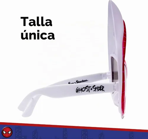 Vista 5 de Sun-Staches Gafas de sol de Spider-Man, accesorio oficial de disfraz de Ghost Spider Adulto/Adolescente