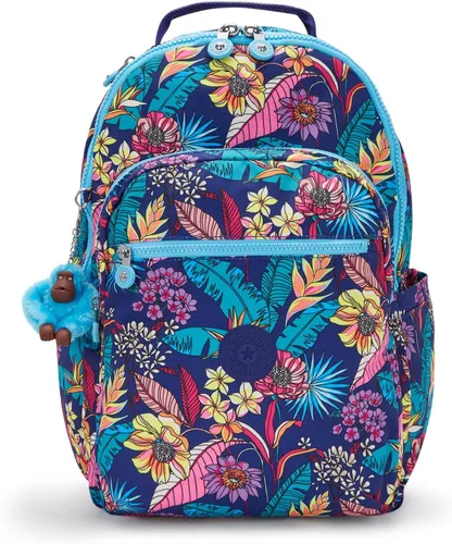 Vista 68 de Mochila Kipling Seoul extra grande para laptop de 17", Grande True Blue Tonal 2