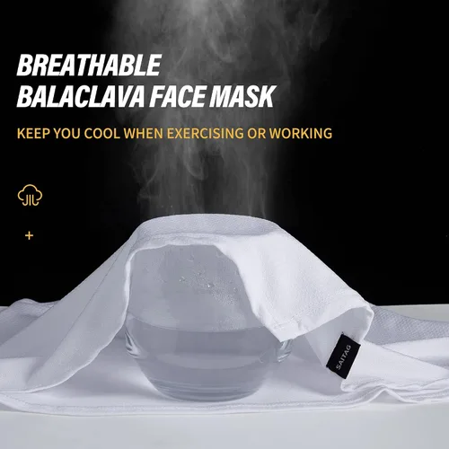Vista 4 de Polaina para el cuello con protección solar y contra el polvo, transpirable, elástica, para el verano, ciclismo, senderismo, pesca