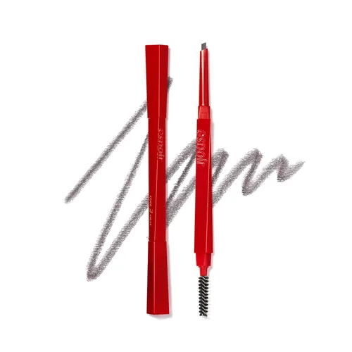 Vista 17 de Espoir El Lápiz de Cejas Balance #6 Gris Claro Lápiz de Cejas Rápido y Fácil de Dibujar sin Apelmacarse con Forma Triangular Estrecha Una #6