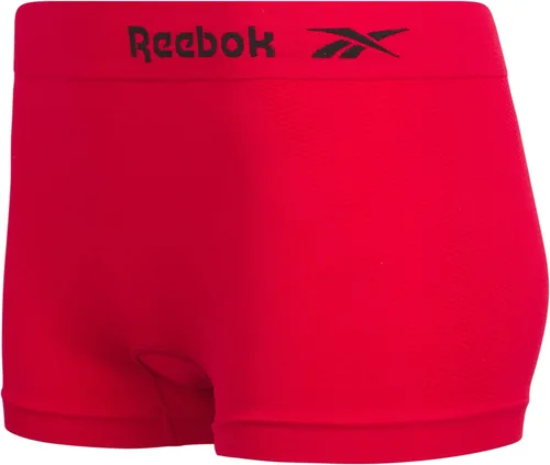 Vista 5 de Reebok Ropa interior para mujer bragas cortas sin costuras paquete de 4