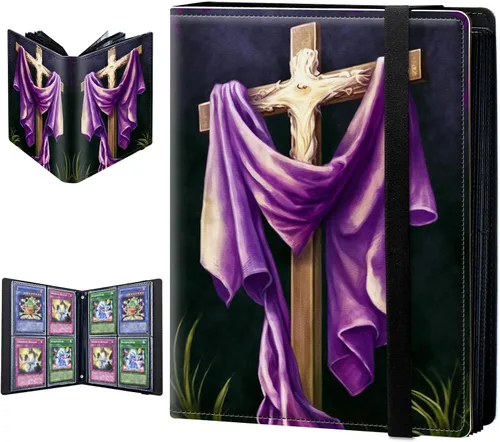 Vista 9 de Carpeta de tarjetas intercambiables, 4 bolsillos para tarjetas intercambiables, soporte para tarjetas de intercambio de tarjetas, bolsillos de doble