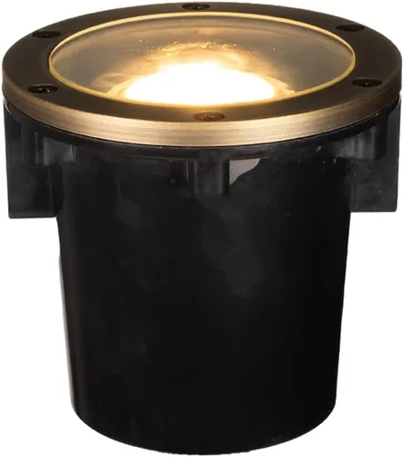 Vista 6 de VOLT Mini luz de grado IP68 impermeable 3 en 1 de 12 V con parte superior de latón (bronce) para iluminación de paisaje de bajo voltaje de camino