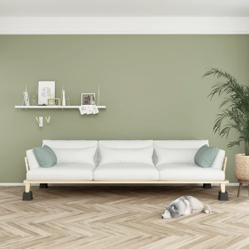Vista 3 de Elevadores de cama resistentes de 2 pulgadas, elevadores de muebles para marco de cama, sofá, escritorio, silla, elevan hasta 1500 libras, juego