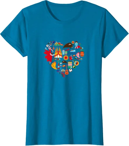 Vista 27 de I Love España Cute Español Orgullo, Madrid Barcelona playera, niños 10, Lemon Limón