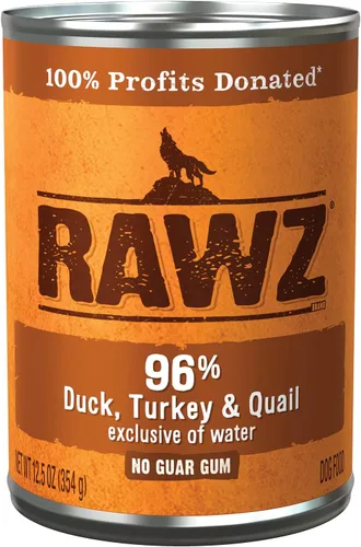 Vista 14 de Rawz Alimento húmedo enlatado con 96% de carne para perros, paquete de 12 / latas de 12.5 oz. (Carne de res/Hígado de res)