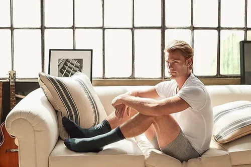 Vista 4 de POLO RALPH LAUREN Men's Classic Embroidery Big Pony Crew Socks-3 Pair Pack-Casual Mock Rib & Engineered Arch Support