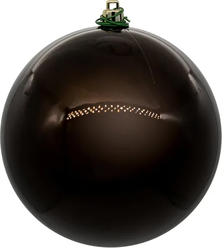 Vista 9 de Vickerman Adorno de bola de caramelo de oro antiguo de 4 pulgadas, 6 por bolsa