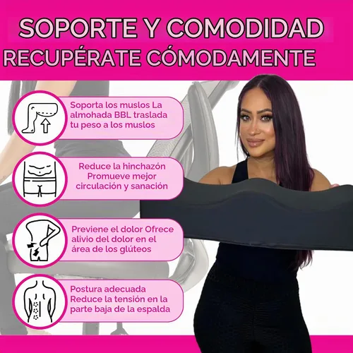 Vista 4 de BBL Pillow Post Surgery Supplies Kit - Cojin BBL Recovery Imprescindibles
