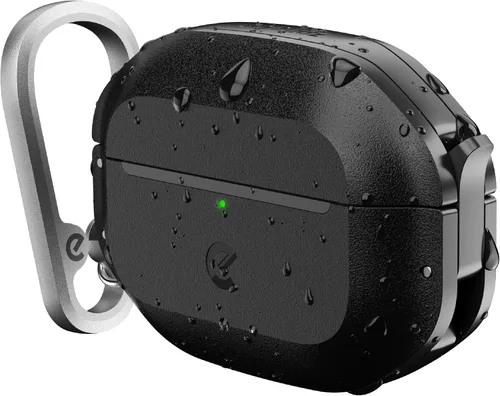 Vista 8 de Keybudz Funda para AirPods Pro 2 con Candado - Funda Completamente Impermeable para AirPods Pro 2da Generación - Llavero, Protección Resistente