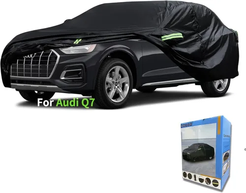 Vista 43 de Funda a medida para automóvil Audi, 7 capas de cubierta impermeable para automóvil para todo tipo de clima, para exteriores, cubierta completa