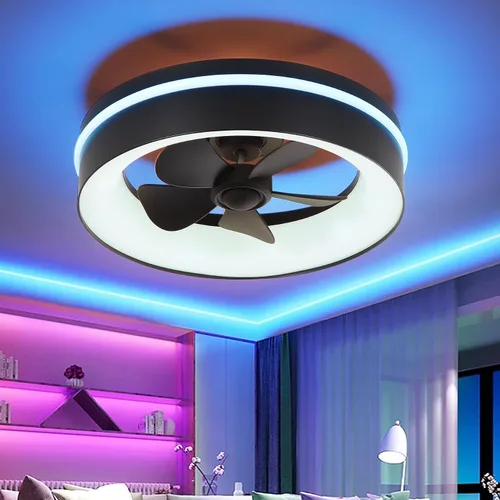 Vista 12 de Ventilador de techo para exteriores Gazabo Ventiladores de techo para cenadores para patios Ventilador colgante de 21'' para cenador, iluminación
