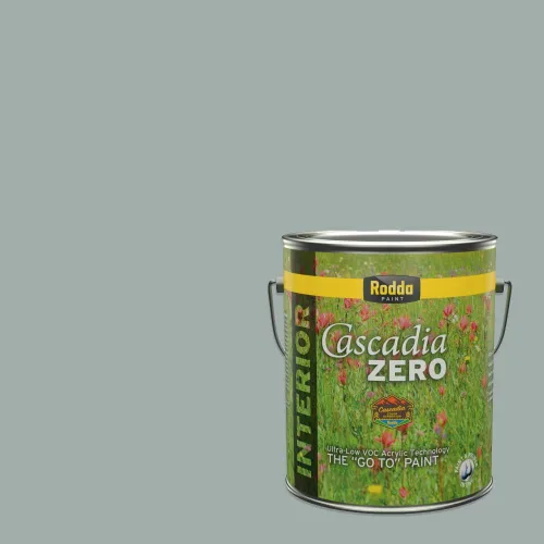 Vista 101 de Rodda Paint CASCADIA XL Pintura e imprimación satinada exterior en uno, cuarto de galón, solo ayer