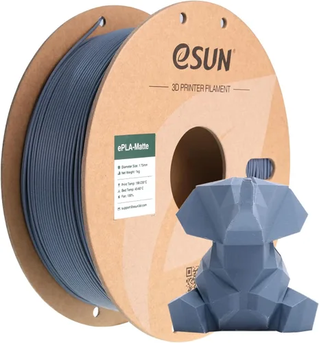 Vista 73 de eSUN Filamento PLA Mate 1.75mm, Filamento PLA Mate para Impresora 3D, Carrete de 1KG, Filamento de Impresión 3D para Impresoras 3D, Carrete