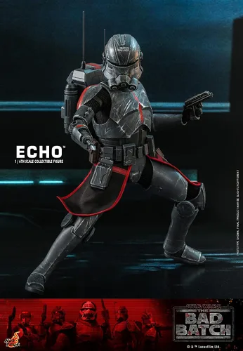 Vista 3 de Hot Toys 1:6 Echo - Star Wars: The Bad Batch, Negro