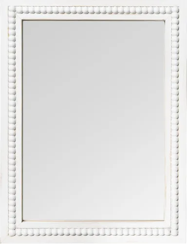 Vista 13 de Espejo de pared con marco de madera rústica de 16.0 x 12.0 pulgadas, con cuerda para colgar para decoración de casa de campo, para entrada
