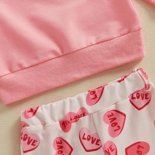 Vista 19 de Gueuusu Conjunto de ropa de manga larga para bebé niña con texto en inglés "My 1st Christmas", sudadera de manga larga con pantalones acanalados