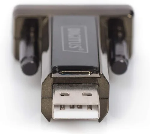 Vista 9 de DIGITUS Adaptador USB a serie - Convertidor RS232 - USB 2.0 Tipo A a DSUB 9M - Chipset PL2303GT - Incluye cable de 31.5 in