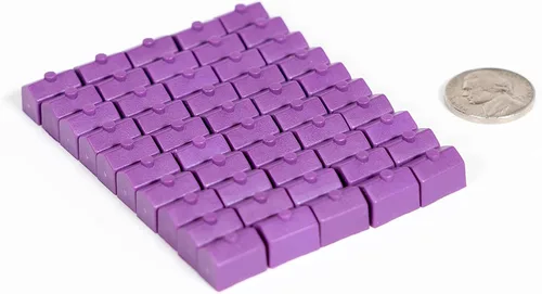 Vista 3 de Morrison Games Casas de plástico: casa de repuesto de juego de mesa de color púrpura