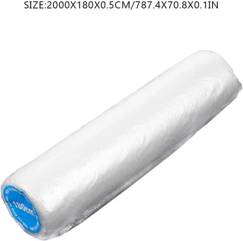 Vista 7 de OSALADI 1 rollo de pintura de plástico para muebles para sofás, gabinetes, fundas de sofá para sofá, cubierta de plástico de barrera, PE