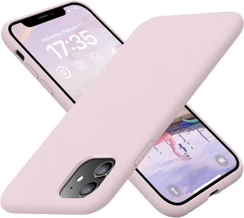 Vista 12 de Funda compatible con iPhone 11, silicona [forro de microfibra suave antiarañazos] [delgada a prueba de golpes] Funda mejorada para teléfono 11