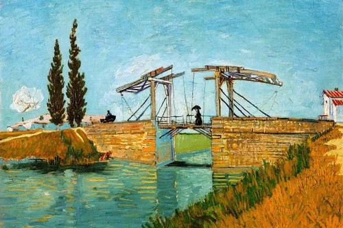 Vista 29 de Póster de “La noche estrellada” (1889) de Vincent Van Gogh, 18 x 12 pulgadas Ramas de flor de almendro 9897