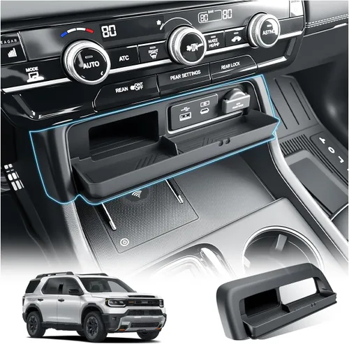 Vista 23 de BIBIBO Paquete de 2 para Organizador de Consola Central Honda Passport 2026, Bandeja Organizadora Central Honda Passport/Passport Híbrido 2026