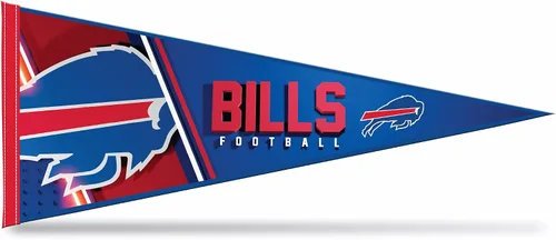 Vista 13 de Rico Industries NFL Football Primary 12" x 30" Felt Wall Décor Pennant - Great for Home/Bed Room/Man Cave Décor