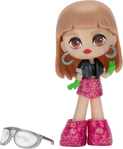 Vista 7 de Muñecas de Blackpink, con Lisa, Jisoo, Rosé y Jennie K-pop de 3.0 pulgadas, 20 accesorios intercambiables, incluyendo accesorios exclusivos Ddu-du