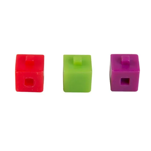 Vista 3 de hand2mind Cubos de Centímetros, Cubos de Plástico, Cubos Conectables, Manipulativos Matemáticos, Cubos de Conteo para Matemáticas de Niños, Cubos